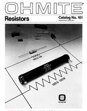 Ohmite Resistor Catalog